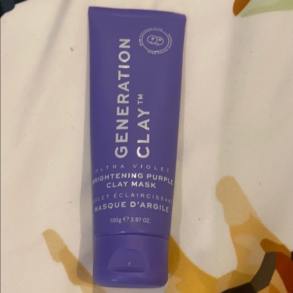 Generation clay brightening purple clay mask new